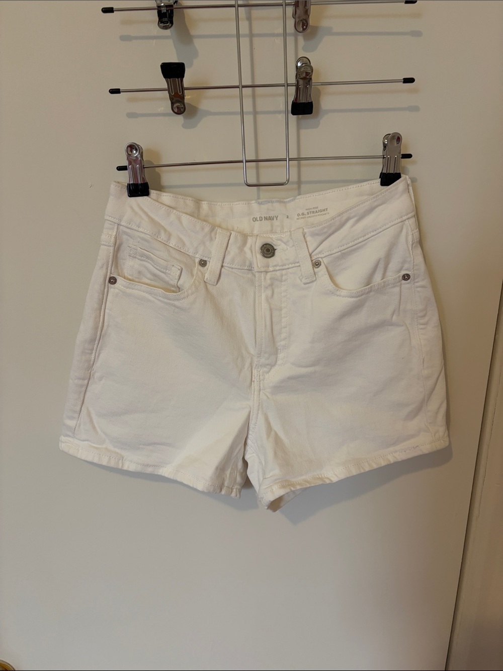 Old Navy White Denim Casual Shorts